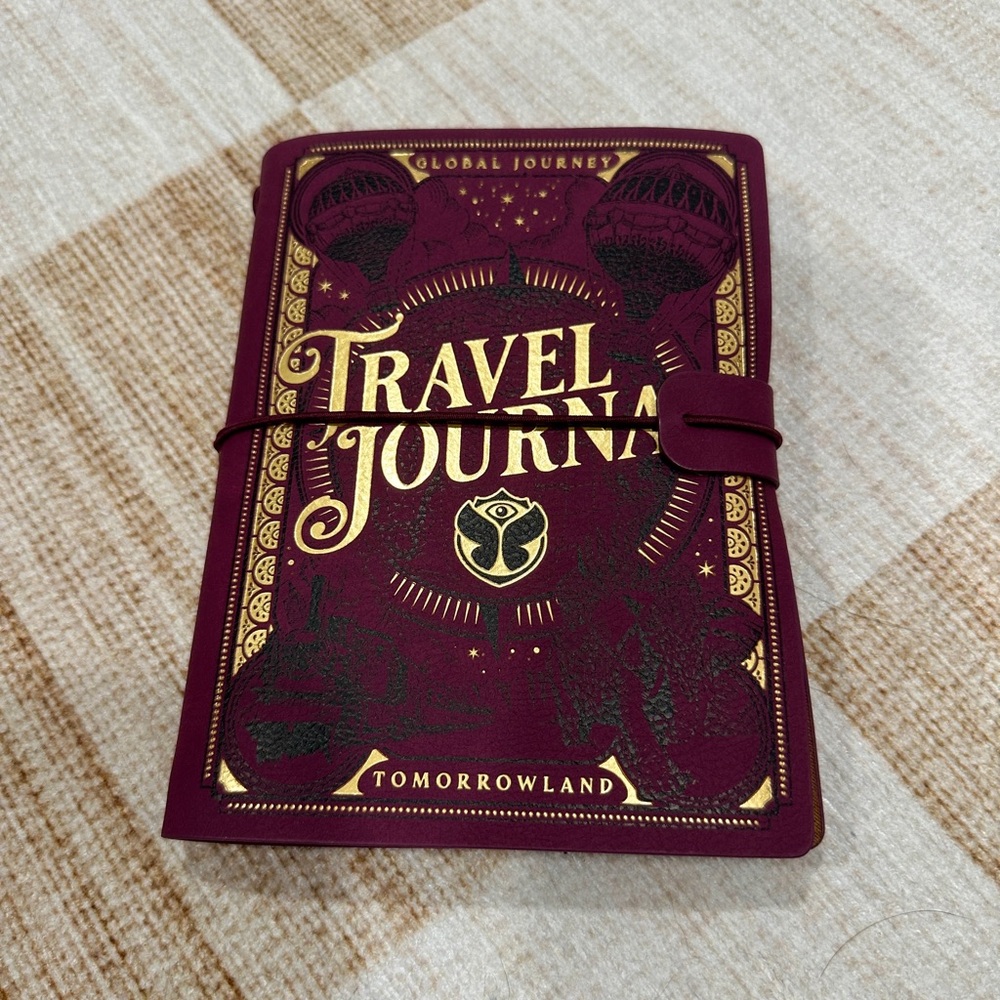 NWT 2025 Tomorrowland Belgium Global Journey Travel Journal Notebook With Pen